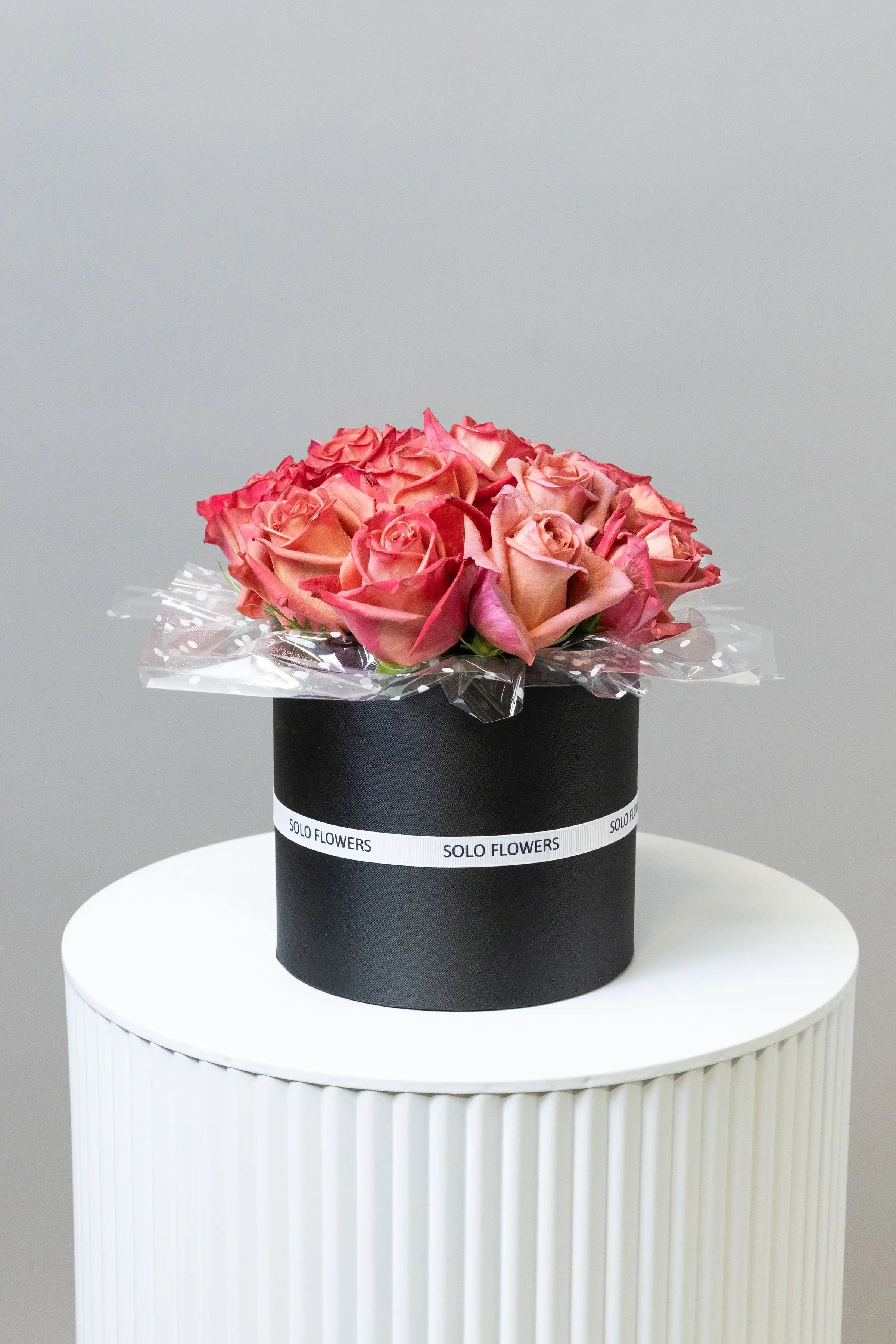 Blush Pink Rose Box | Delaware Florist – Solo Flowers