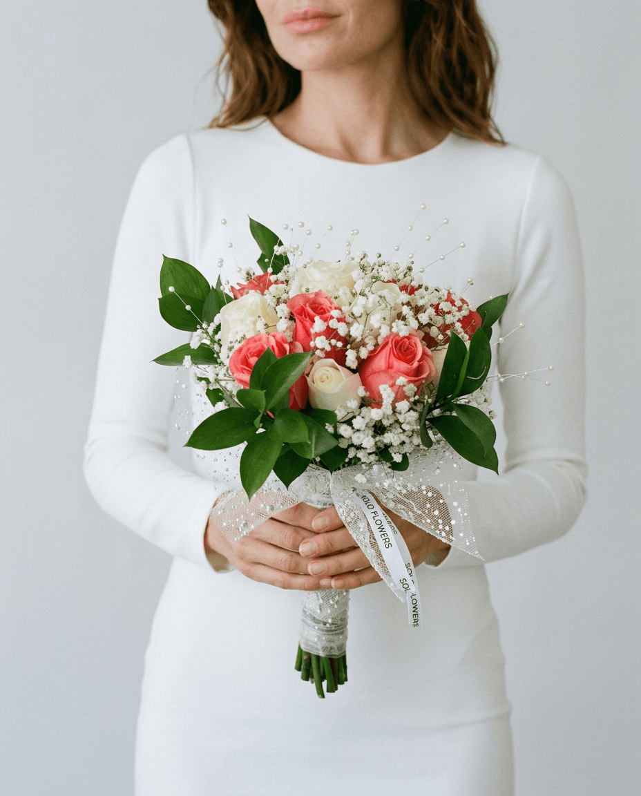 Coral Charm Bridal Bouquet