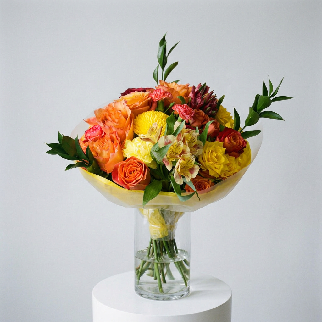 Sunny Citrus Bloom Bouquet