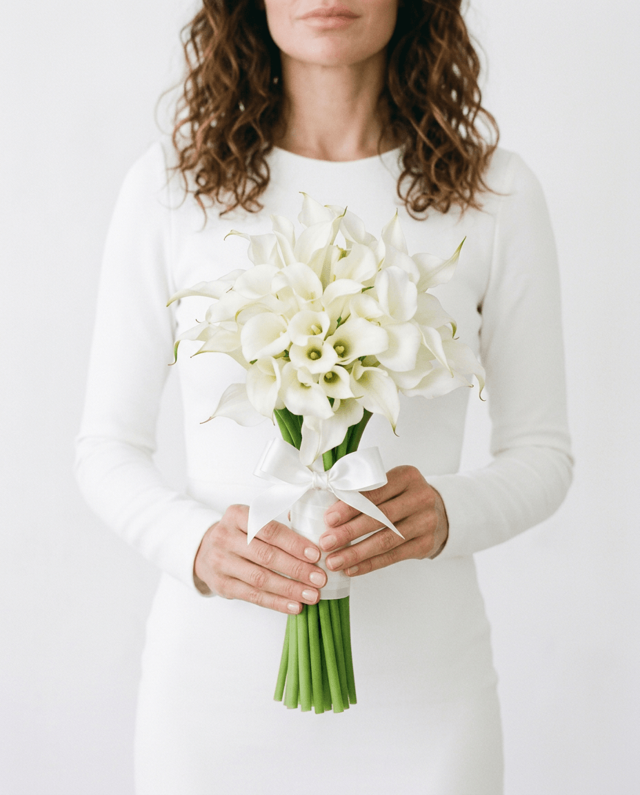 Ivory Calla Grace Bridal Bouquet