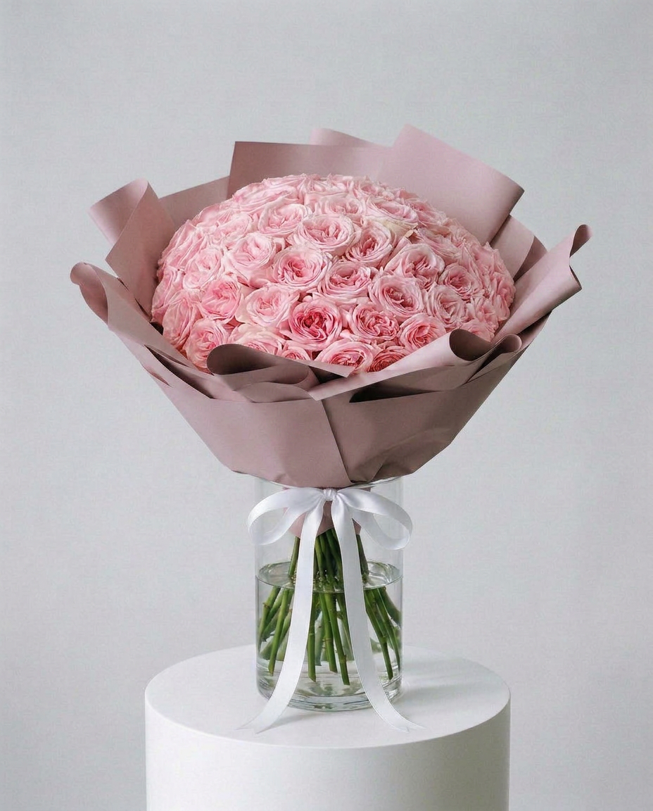 Blush Couture Rose Bouquet