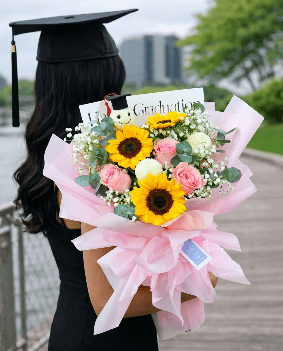 Bright Future Graduation Bouquet