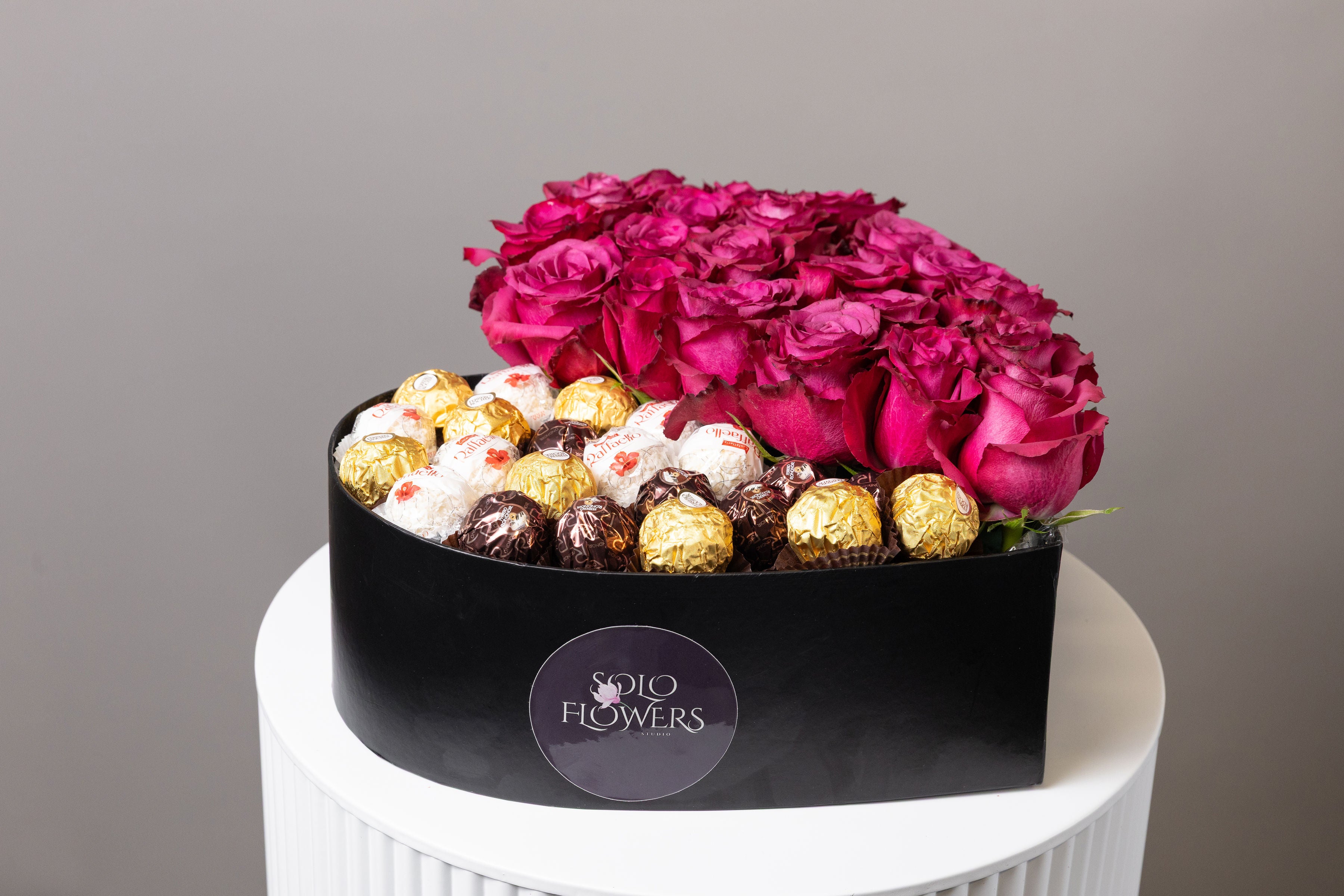 Sweet Heart Rose & Chocolate Box