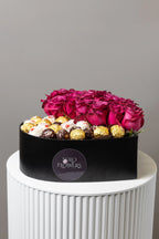 Sweet Heart Rose & Chocolate Box