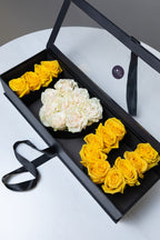 Golden Heart Rose Box
