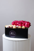 Sweet Heart Rose & Chocolate Box