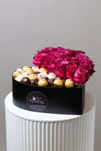 Sweet Heart Rose & Chocolate Box