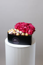 Sweet Heart Rose & Chocolate Box