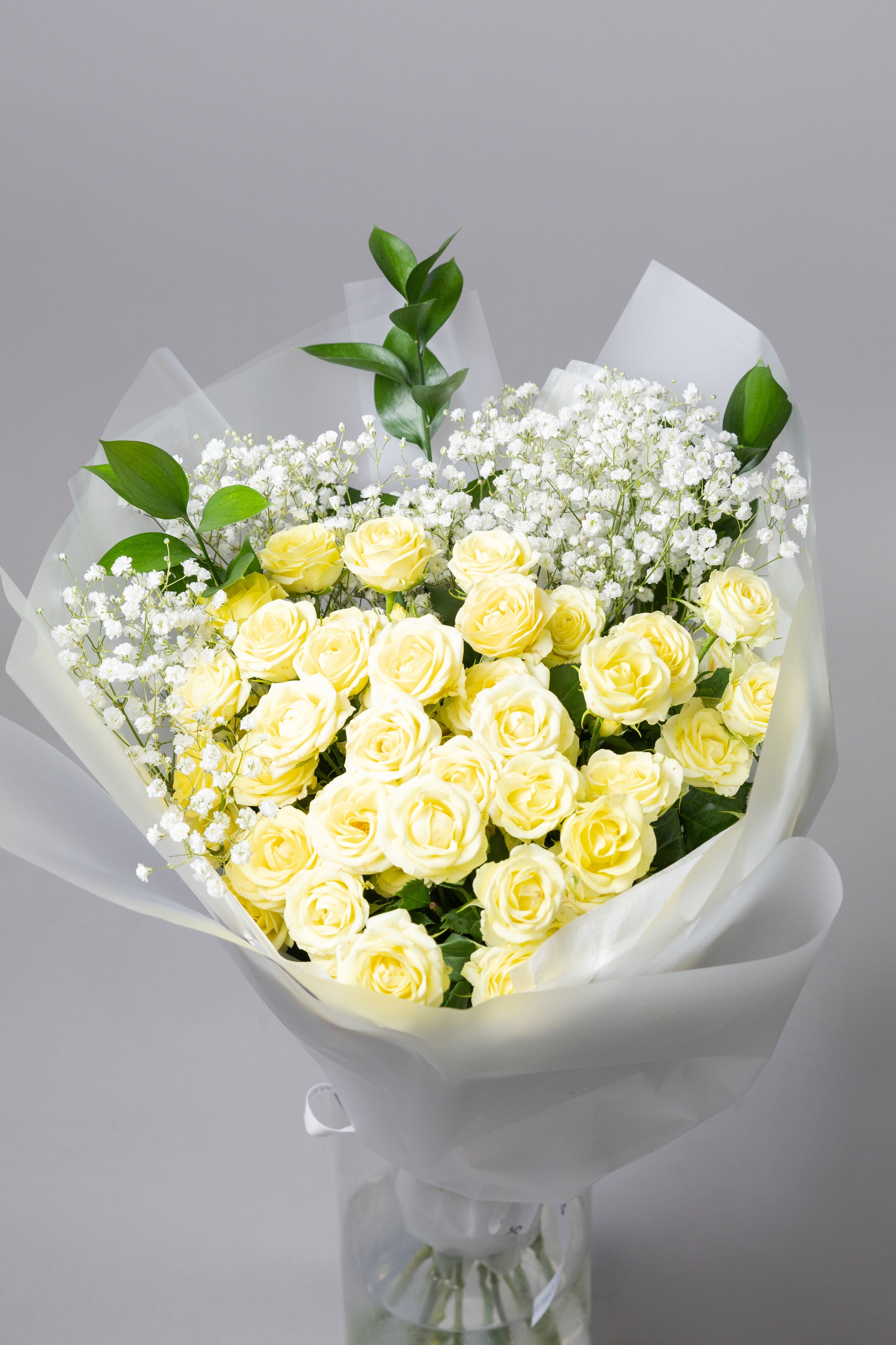 Lemon Glow Spray Roses