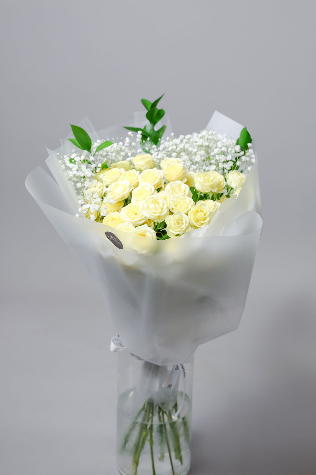 Lemon Glow Spray Roses