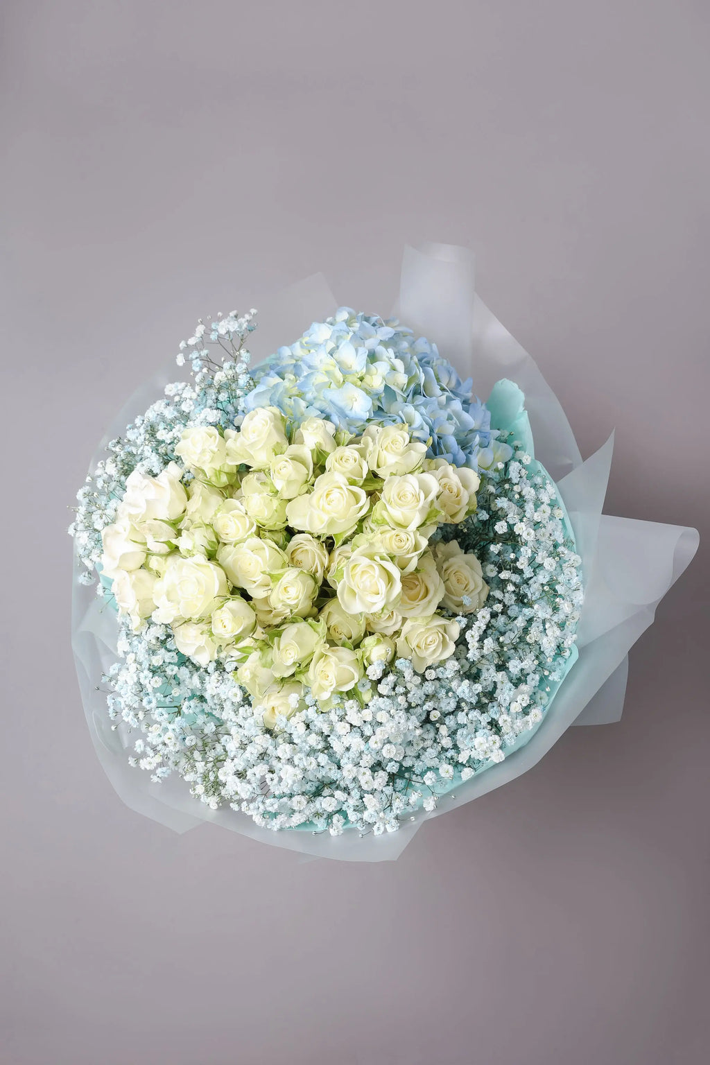 Blue Serenity Rose Bouquet