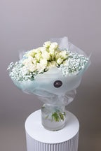 Sky Whisper Rose Bouquet