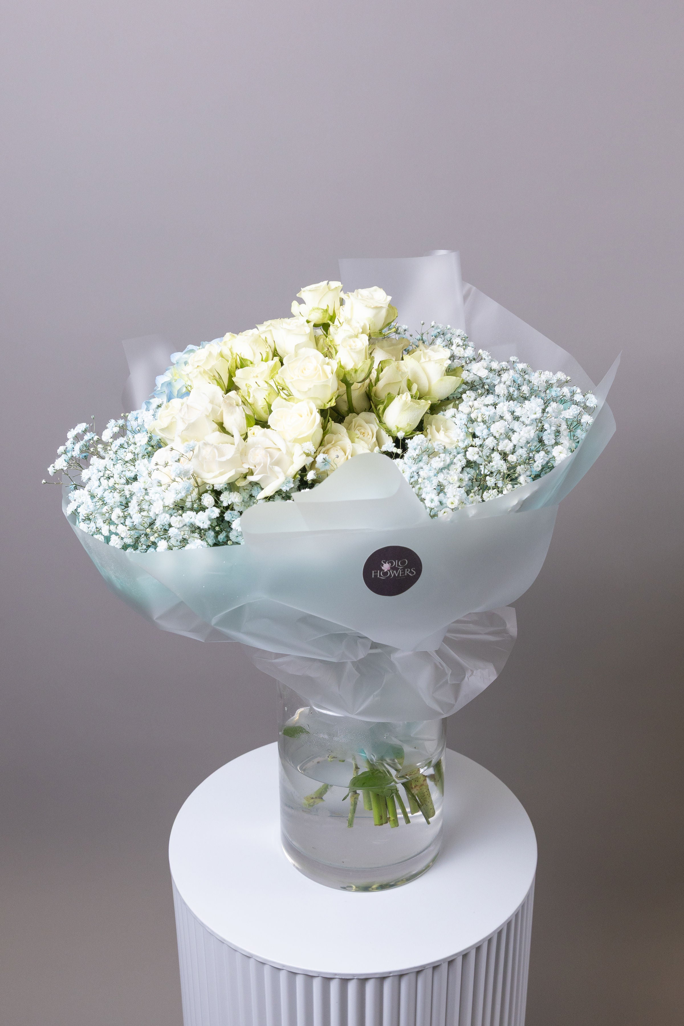 Sky Whisper Rose Bouquet