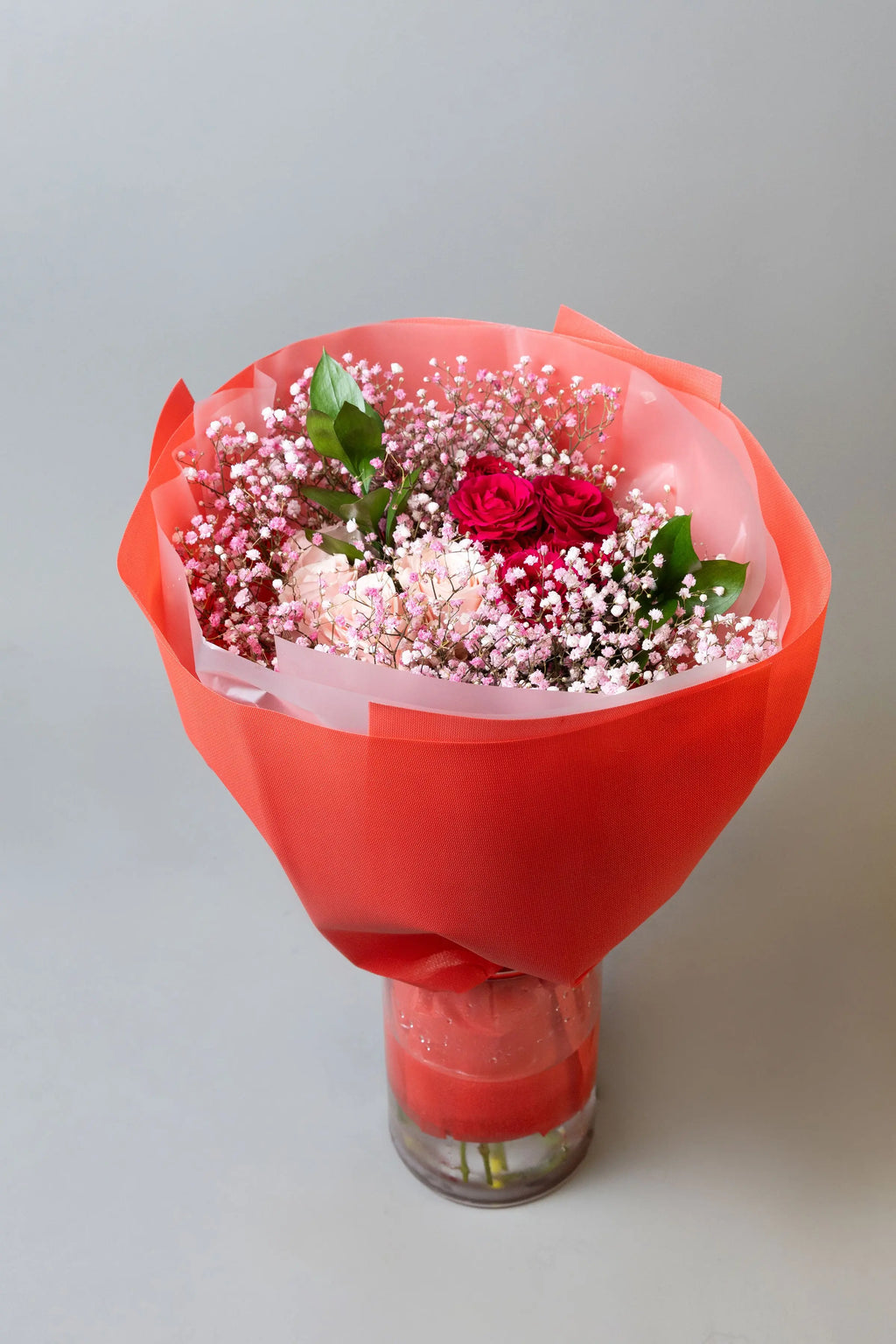 Blushing Charm Rose Bouquet