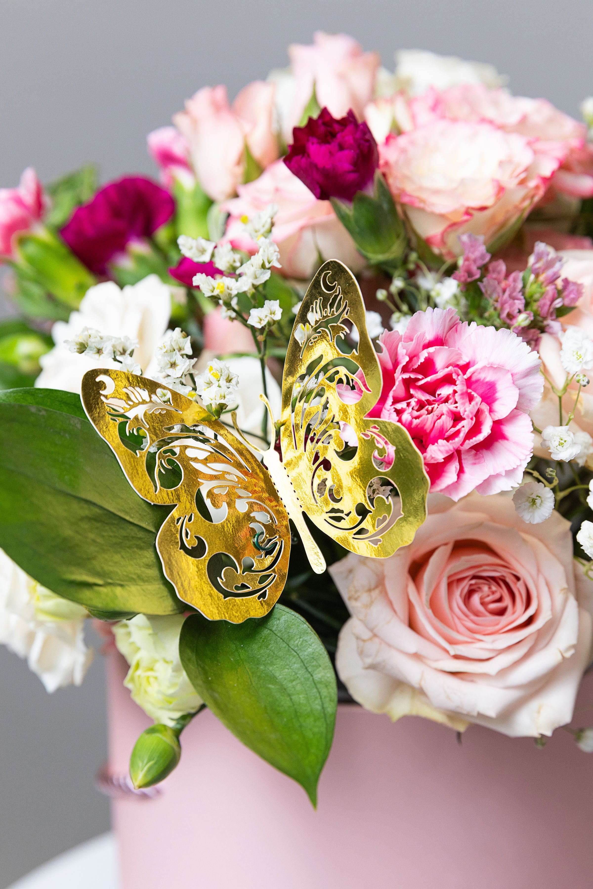 Blush Romance Flower Box