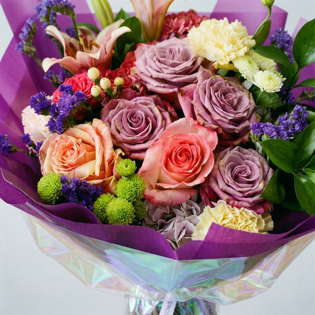 Velvet Blush Garden Bouquet