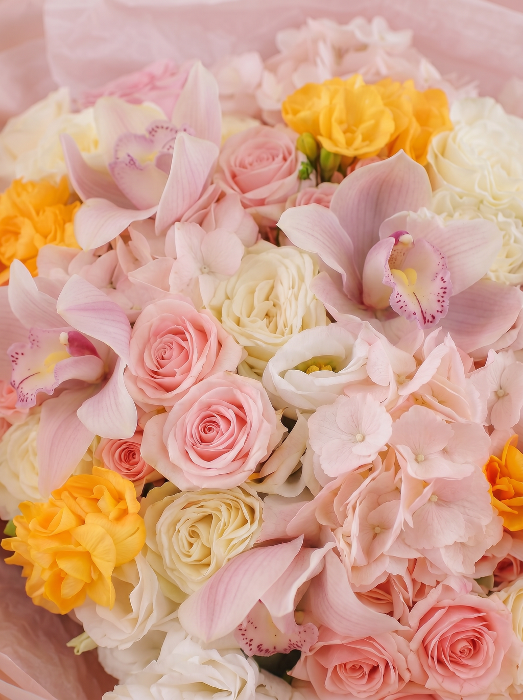 Blush Orchid Garden Bouquet