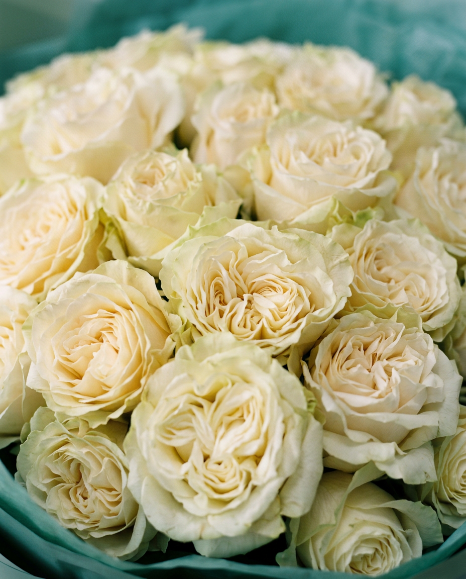 Pure Ivory Rose Bouquet