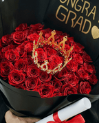 Queen of the Day Graduation Rose Bouquet