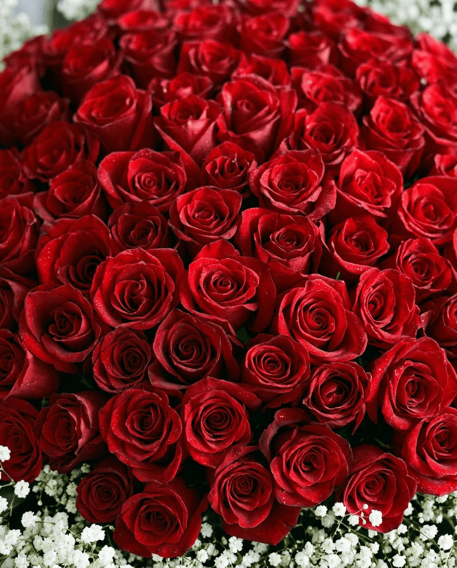 Grand Red Rose Dome Bouquet