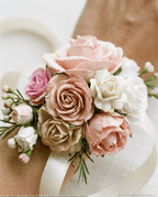 Blush Garden Floral Wrist Corsage
