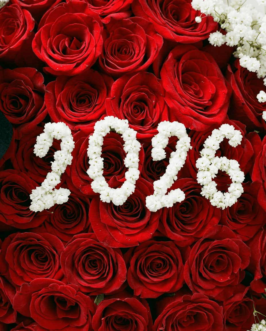 Graduation Red Rose Bouquet