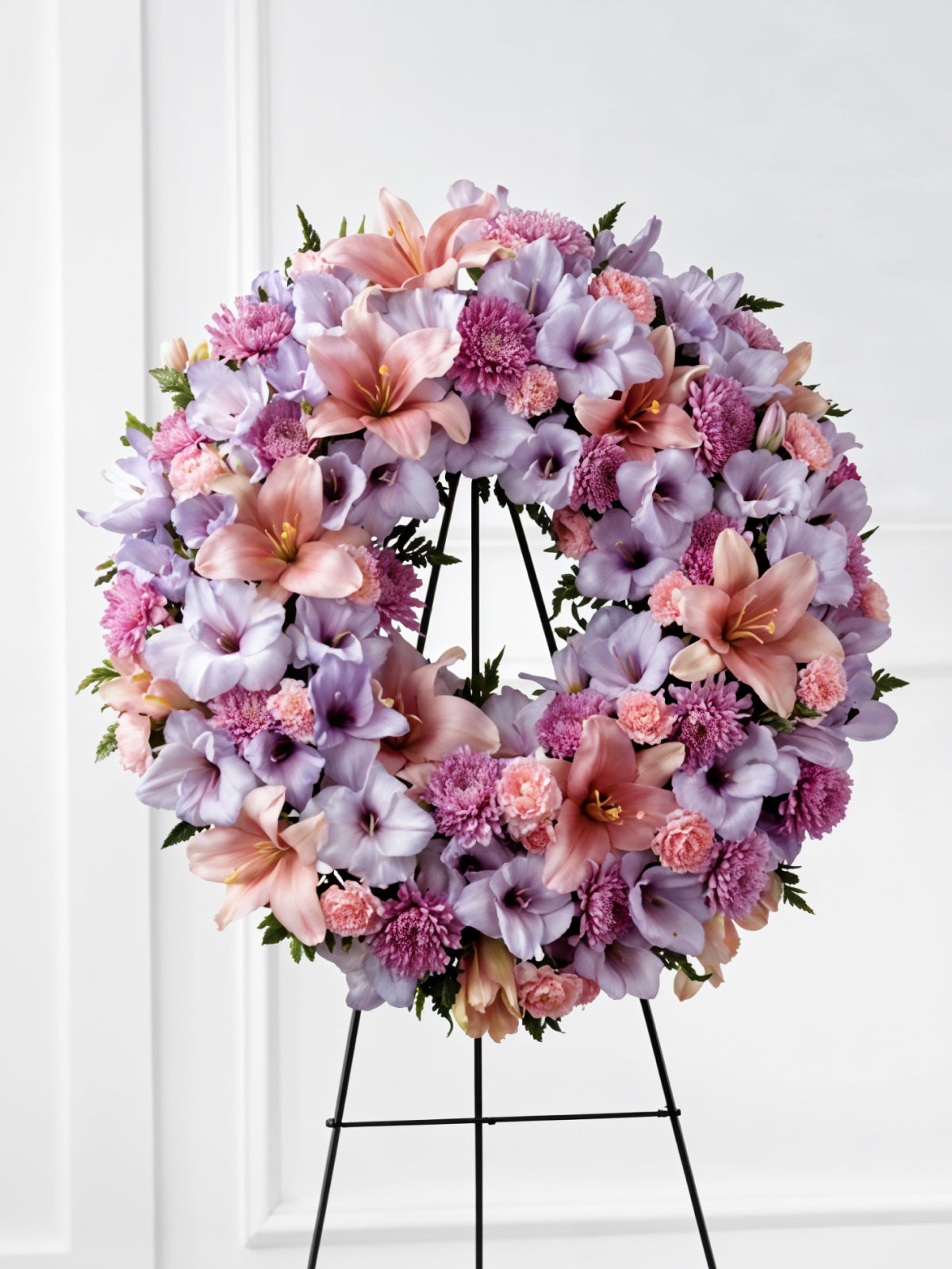 Peaceful Lavender Sympathy Wreath