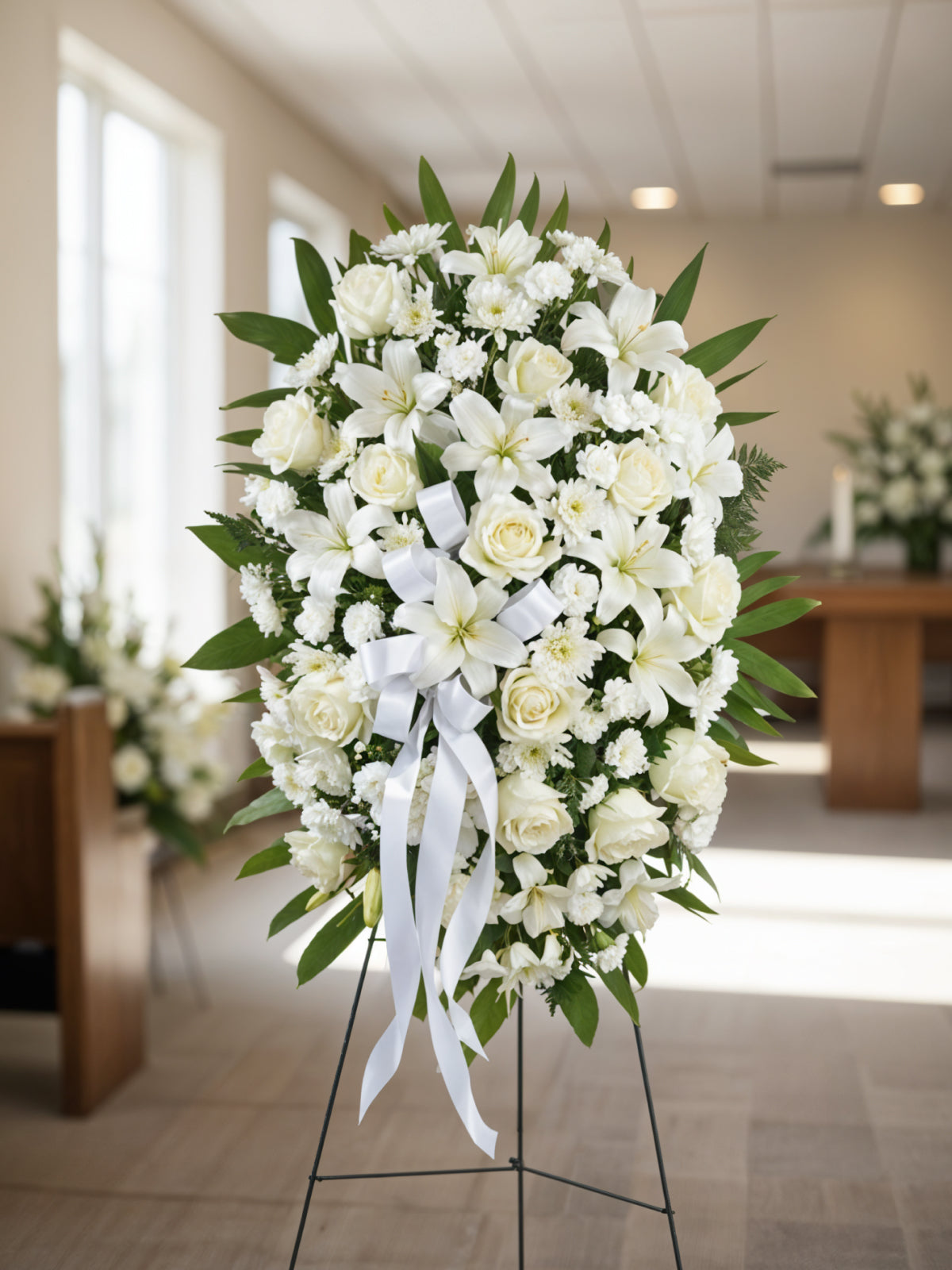 Peaceful White Sympathy Spray