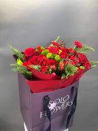 Christmas Ruby Bouquet