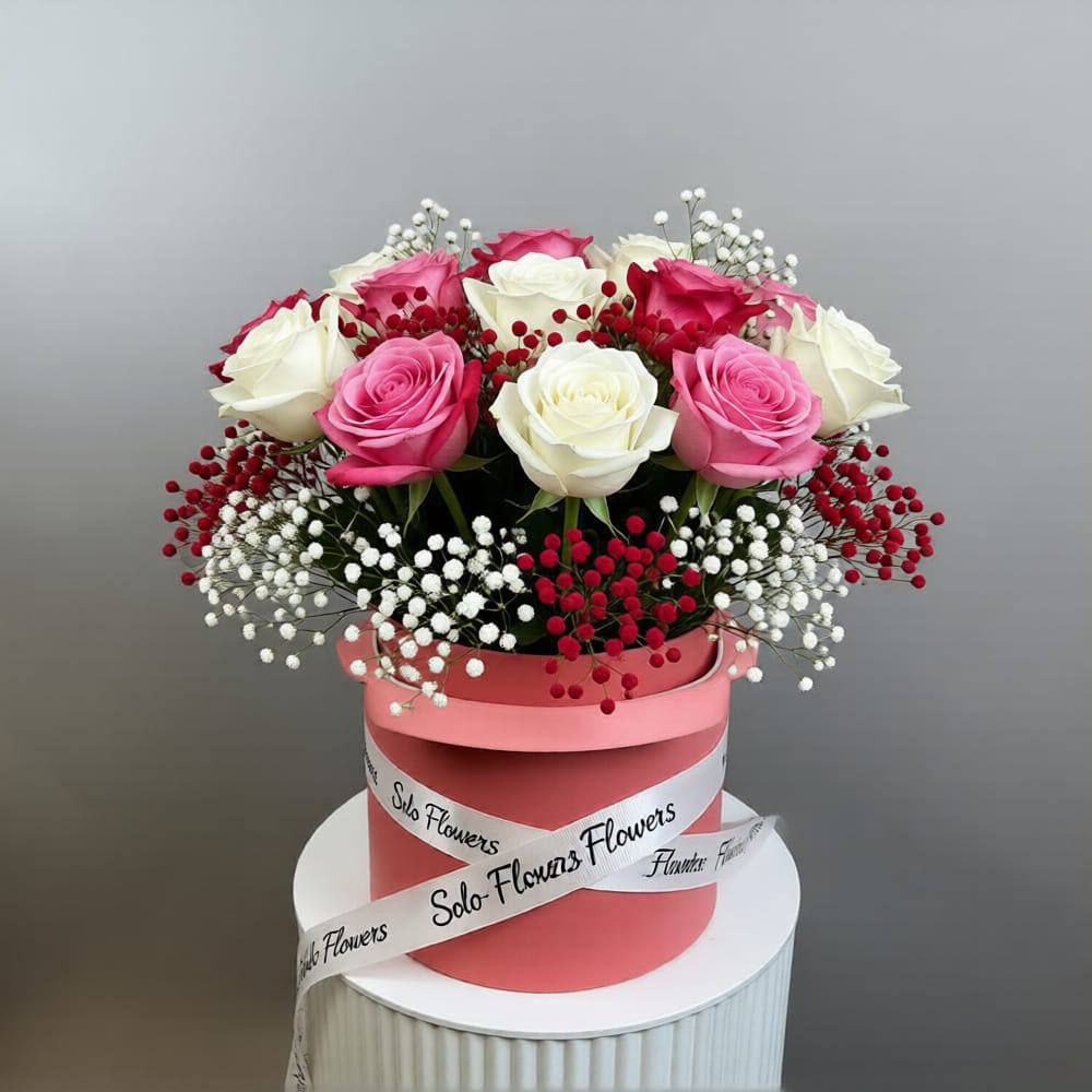 Blush Romance Rose Box
